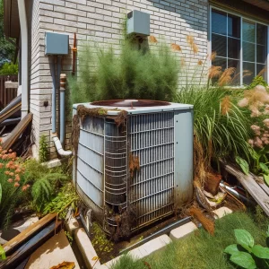 Broken down Air Conditioning