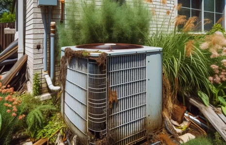 Broken down Air Conditioning